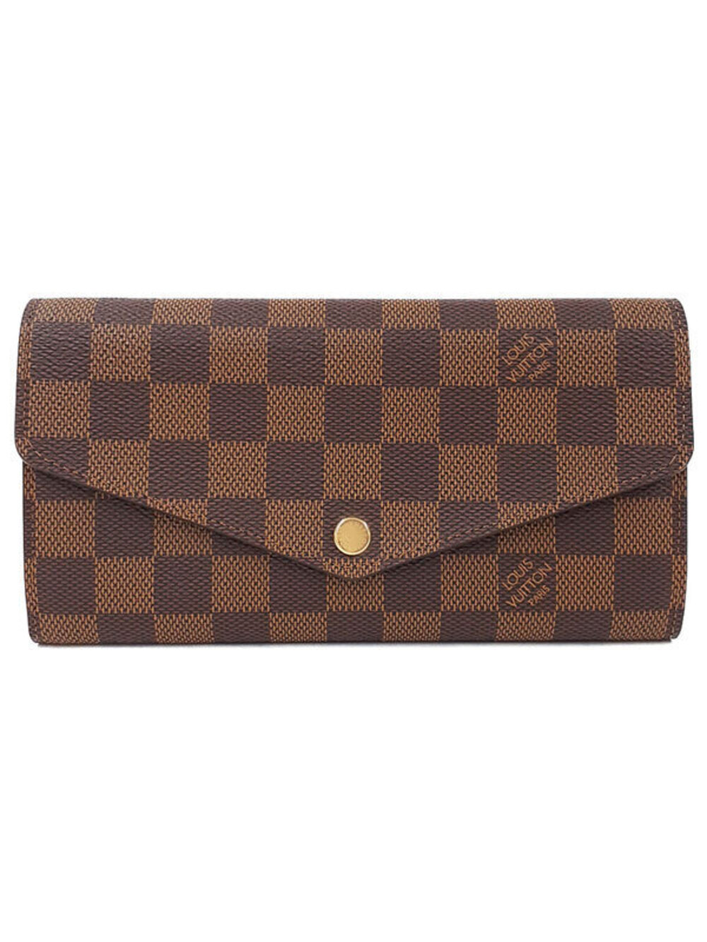 Louis Vuitton Damier Portefeuille Sarah Bi fold Long Wallet